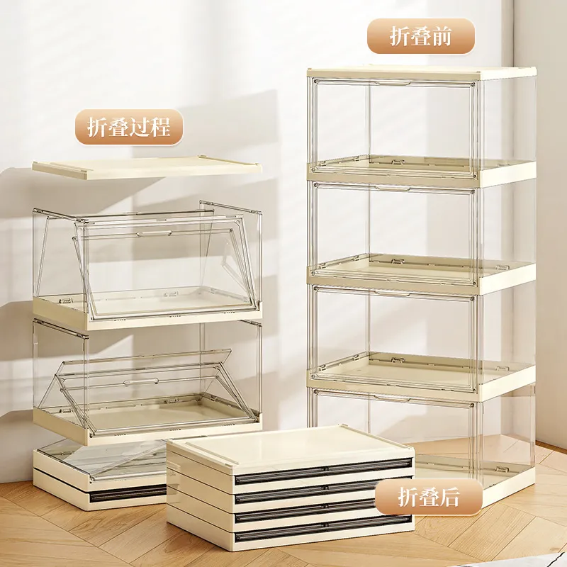 Transparent Acrylic Folding Sh - Shoe Box Display review and price