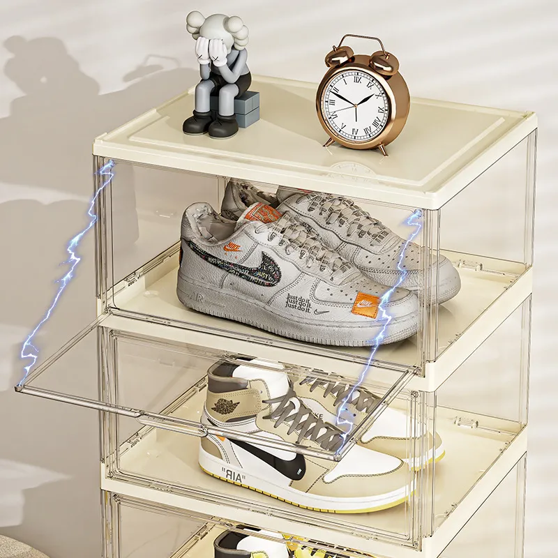 Transparent Acrylic Folding Sh - Shoe Box Display review and price
