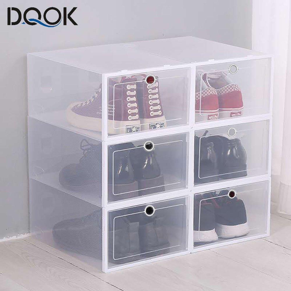 6 Pack Transparent Shoe Box Sh - Shoe Box Display review and price