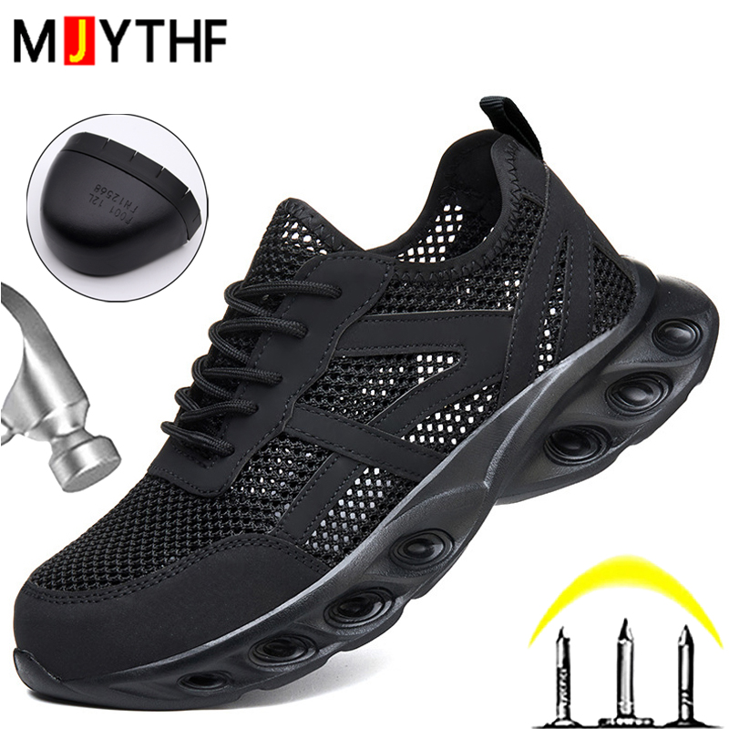Breathable Men Work Safety Sho - Sneaker Care review and price