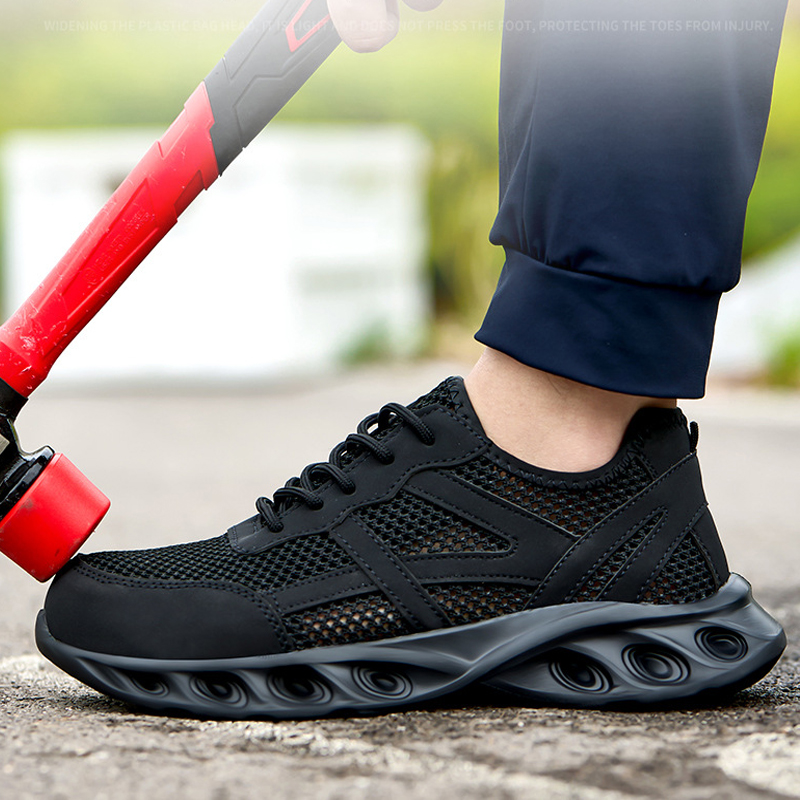 Breathable Men Work Safety Sho - Sneaker Care review and price