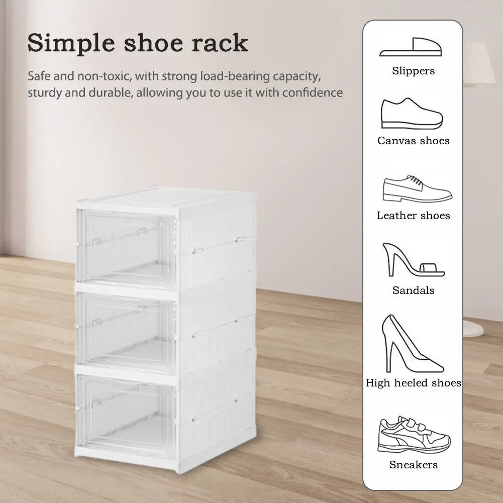 3/6 Layers Foldable Shoes Stor - Shoe Box Display review and price