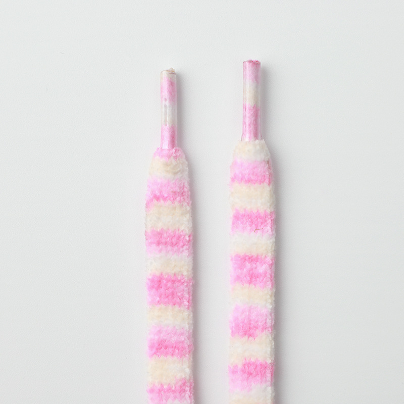 Colorful Striped Flat Plush Sh - Lace Replacement Flat review and price