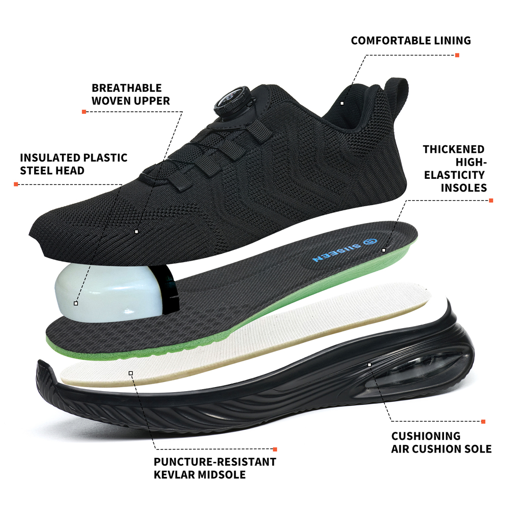 Rotating Button Safety Shoes M - Sneaker Care review and price