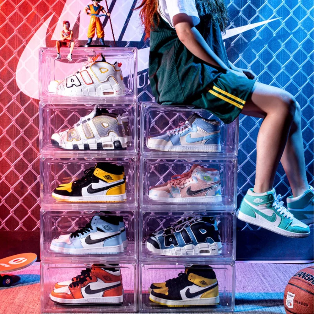 Thickened Transparent Storage  - Shoe Box Display review and price