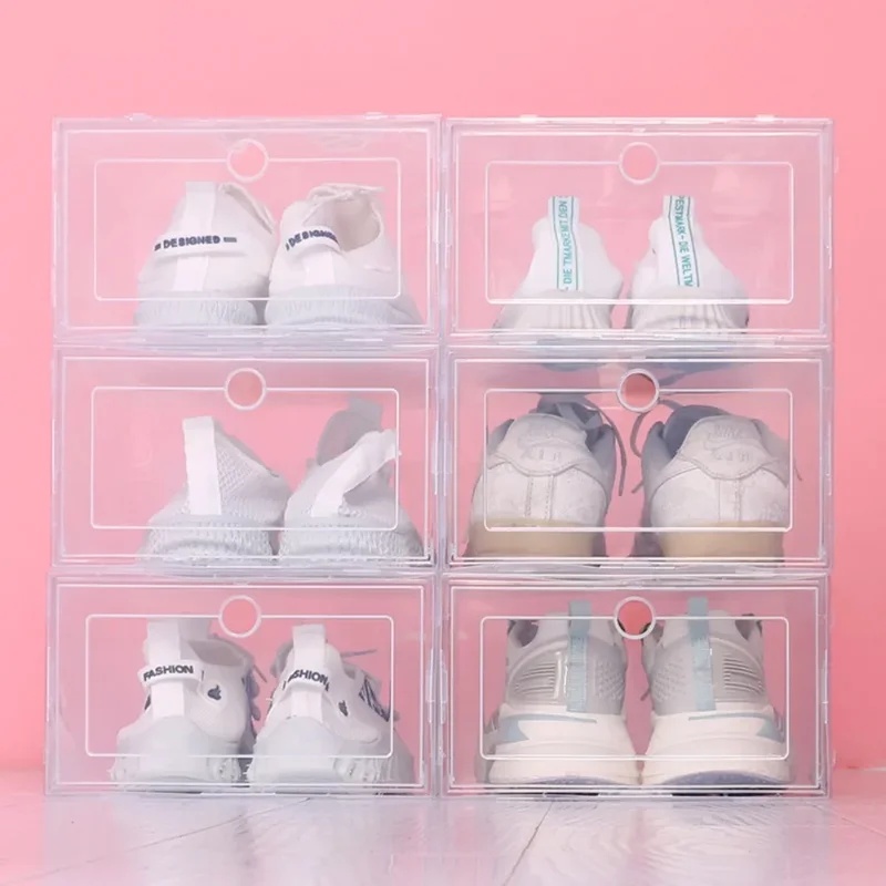 6pcs Transparent Shoe Boxes St - Shoe Box Display review and price