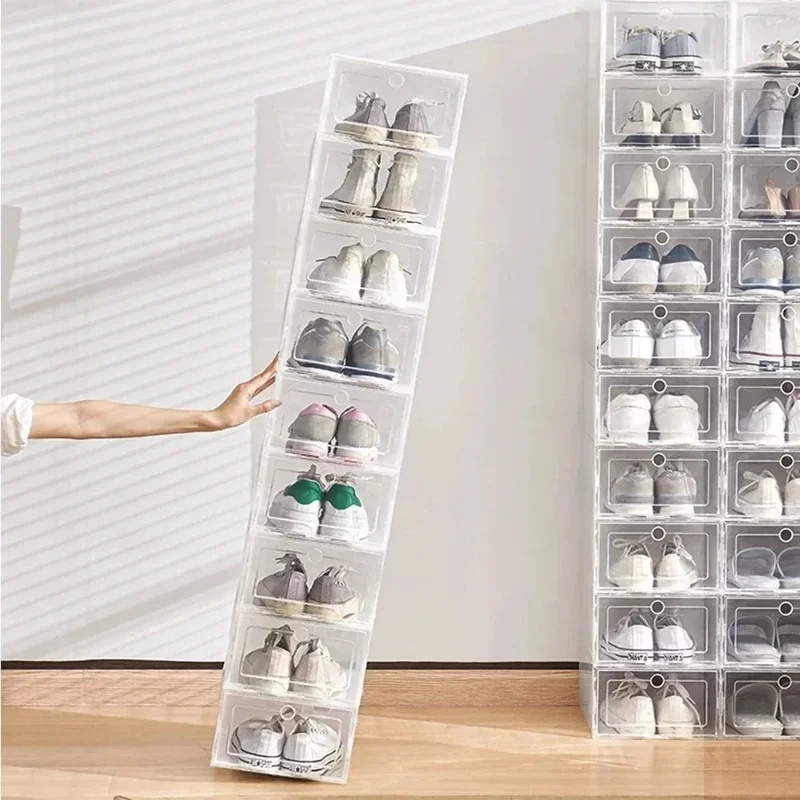 6pcs Transparent Shoe Boxes St - Shoe Box Display review and price