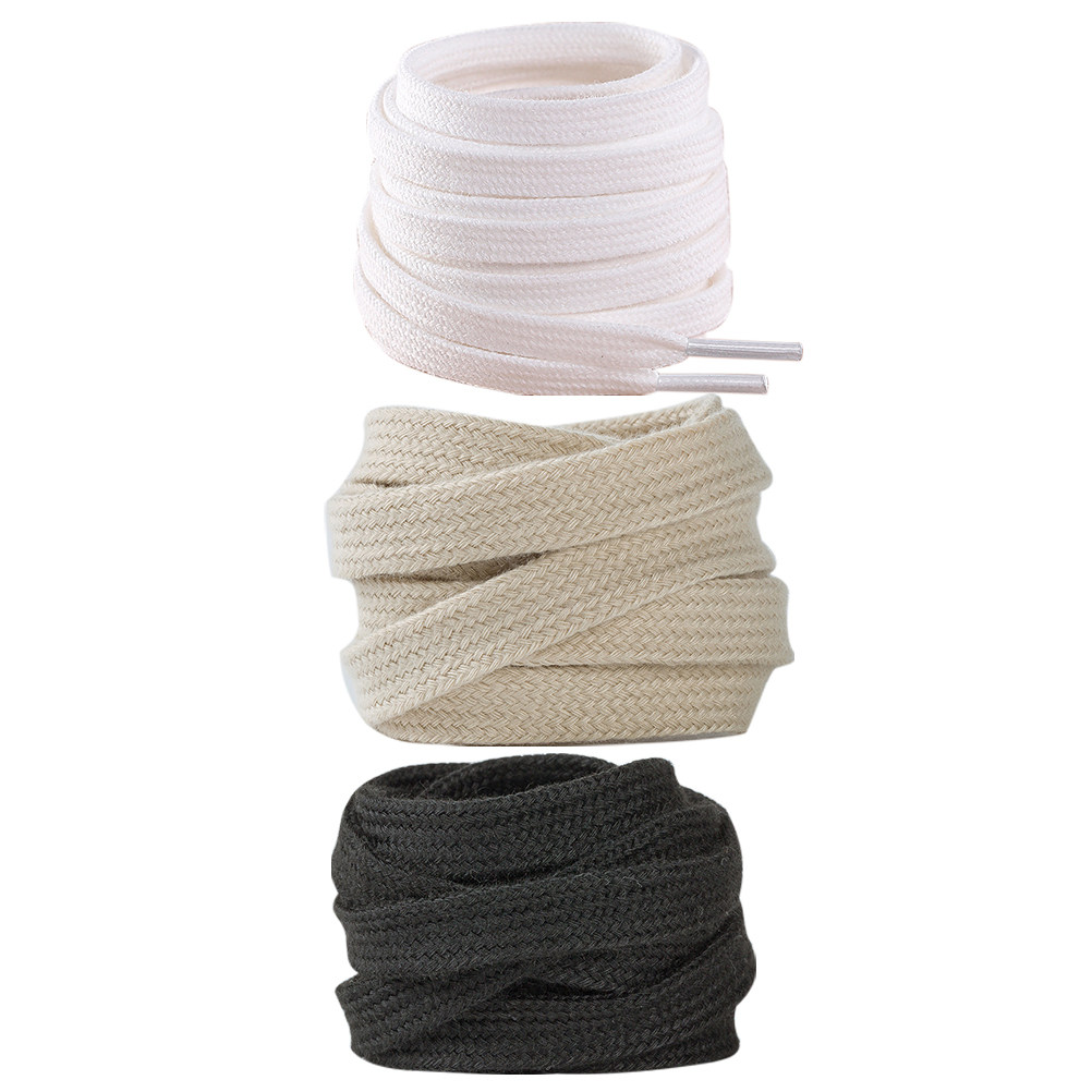 3Pairs Shoelaces Pure Color Fl - Lace Replacement Flat review and price